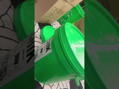 Écran imprimant les seaux en plastique blancs 5 gallons avec le couvercle