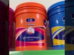 5 gallons 20L bouteille ronde en plastique Matériau PP