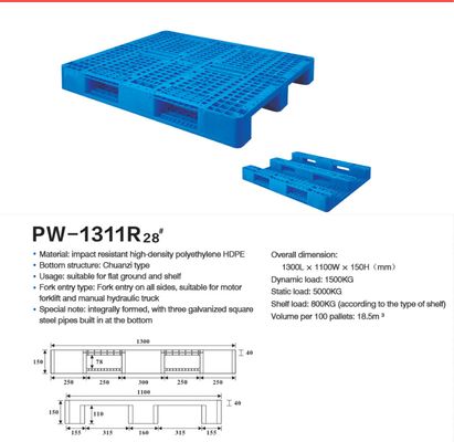 Palette à couche en plastique de type Nine Foot - Style Nine Foot