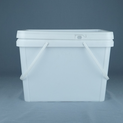 conteneur en plastique rectangulaire d'emballage de stockage de catégorie comestible du seau 20kg