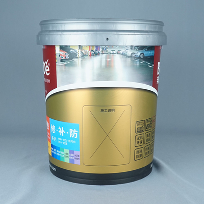 Plastique empilable cinq gallons seaux 15,5 pouces de hauteur pour les applications lourdes