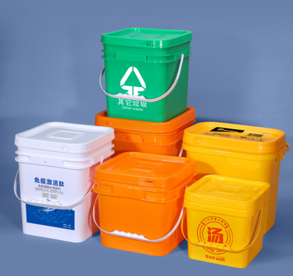Seau en plastique de place de 1,2 kilogrammes pour le blanc de peinture ou toute autre couleur