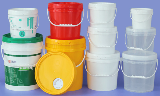 Supports en plastique étanches légers d'huile avec la poignée