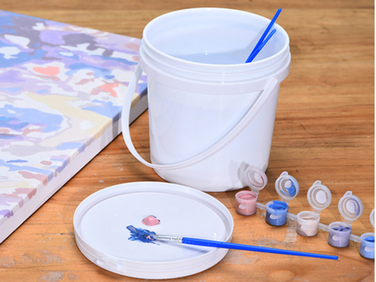 Récipient de peinture en plastique résistant au gel de 3 gallons pour les applications de peinture