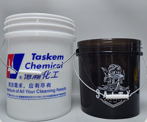 Résultats de peinture professionnelle avec un récipient de peinture en plastique résistant aux UV et au gel