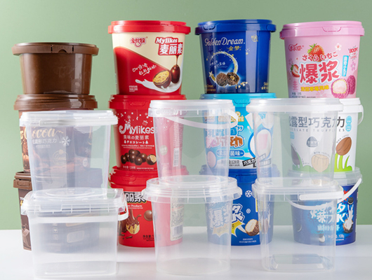 Un seau de qualité alimentaire empilable et sans BPA pour les cuisines commerciales