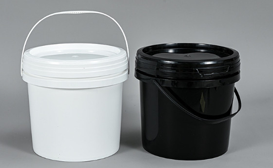Impression par transfert thermique Seau alimentaire en plastique avec logo personnalisable et couvercle disponible
