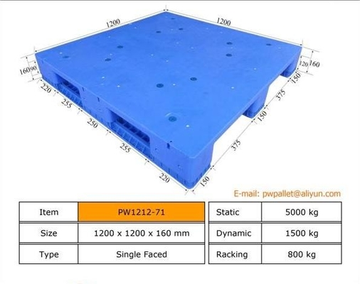 Palette polyvalente en plastique pour une distribution efficace des produits