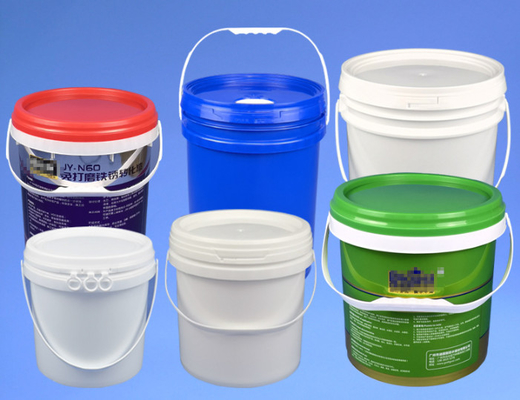 Boîtier en plastique rond avec logo personnalisé