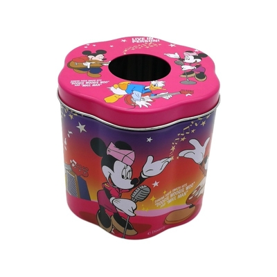 Boîte en fer blanc ronde Personnalisable Oui Design uni pour l'approvisionnement B2B