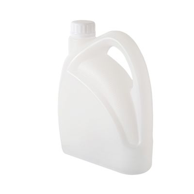 Récipient de stockage de liquide personnalisé de 66 oz, bidon plat en plastique de qualité alimentaire de 2L