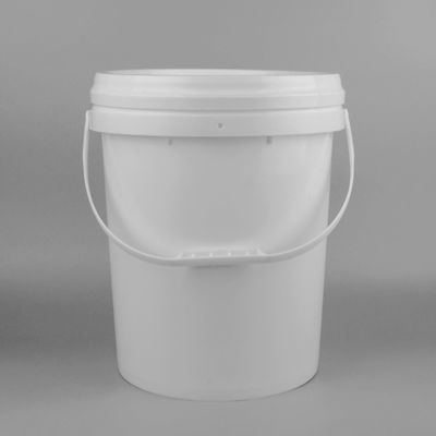 Polypropylène libre de BPA coffre-fort blanc de nourriture de 5 seaux de gallon pour la peinture