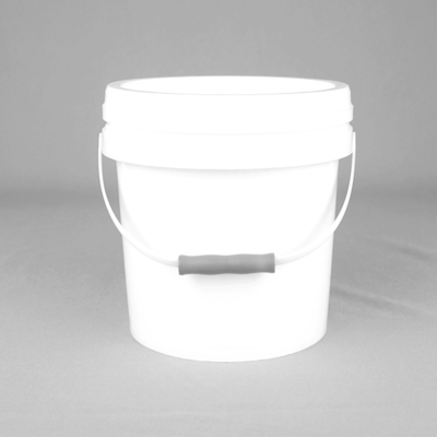 Cuve en plastique moulé arrondi de 4 litres pour l'eau, la peinture, les aliments, les produits chimiques et les revêtements