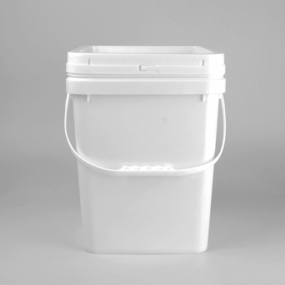 Couleur blanche en plastique 20L de catégorie comestible de seau de place