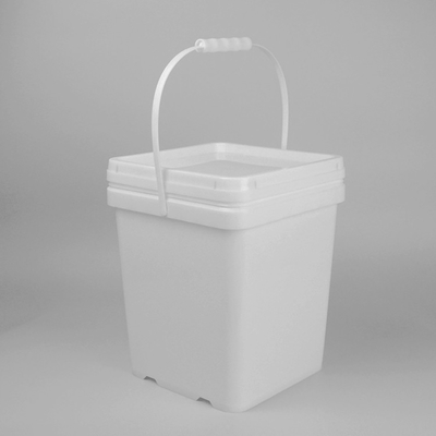 Seau de peinture en plastique de 2 kg avec tuyau de vidange et conception imperméable