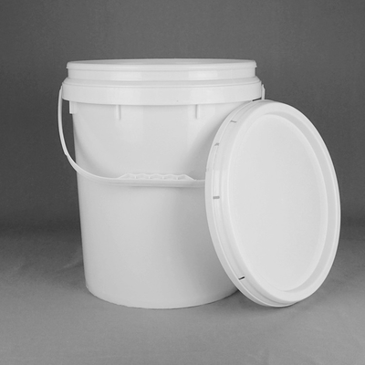 Norme ISO9001 22 litres autour de grand seau d'eau en plastique avec le couvercle