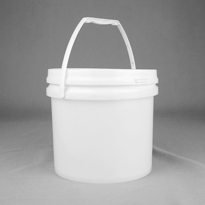 Peinture de mur 3.5L un seau en plastique rond de gallon avec des poignées