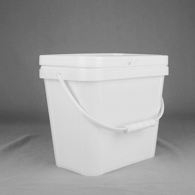 les seaux en plastique oblongs de 10L 18L 20L ont réutilisé l'impression d'écran