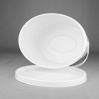 1 gallon emballage en plastique ovale de crème glacée de seau de 2 gallons avec la poignée de couvercle