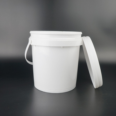 Seau en plastique multi de peinture du but pp de Vierge 1Gallon vide avec la poignée