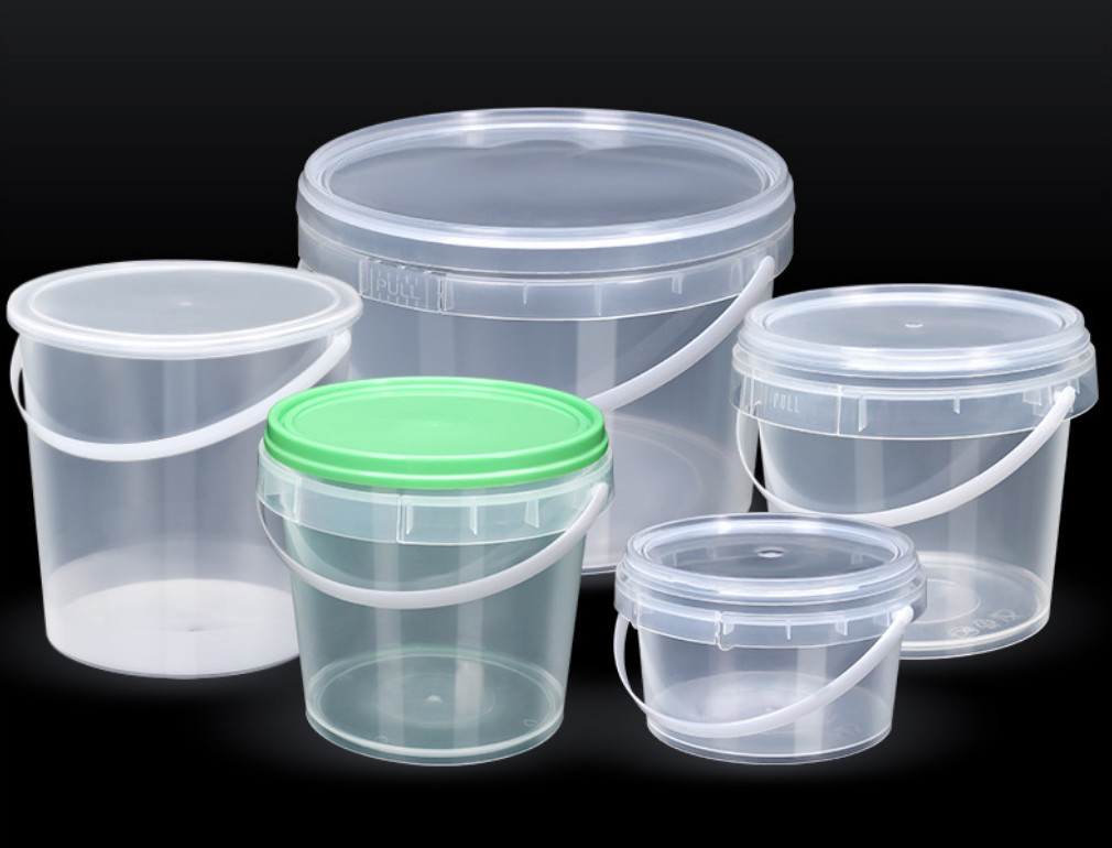 Voir Détails Seau en plastique transparent Parfait pour tous vos besoins et plus encore