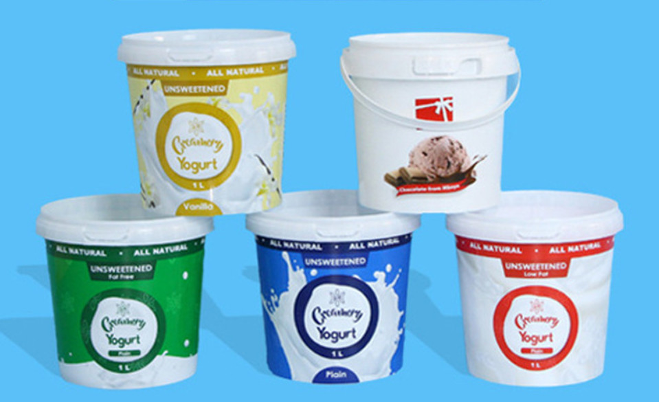 1000sets Cuve blanche de qualité alimentaire - MOQ Autres couleurs disponibles