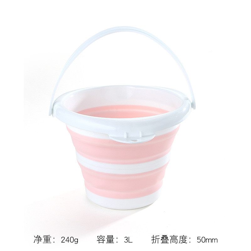 Bouteille en plastique pliable de 10L Conception économe en espace pour le camping Lavoir des voitures Aventures en plein air