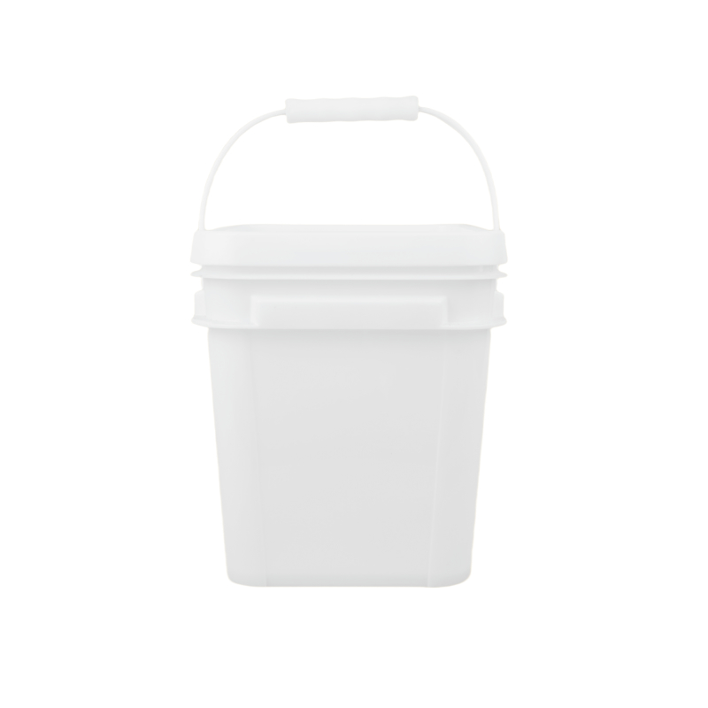 Vaisseau en plastique carré de qualité alimentaire blanc ou autre pour des solutions pratiques de stockage