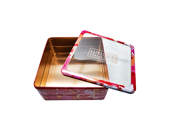 Petite boîte d'étain décorative durable et parfaite pour vos solutions d'emballage