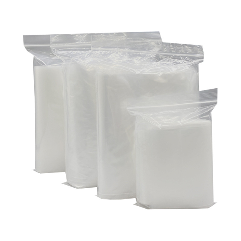 Sac plastique à soufflet latéral de 3 à 15 cm avec votre signification et taille personnalisable