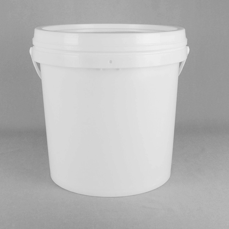 Réservoir de lubrifiants industriels blancs lourds de capacité 20L, seau en PP/HDPE avec fonction