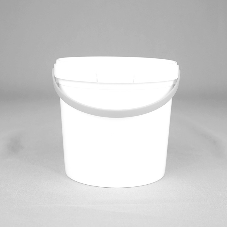Un seau alimentaire en PP/HDPE en plastique avec un couvercle pour l'emballage alimentaire