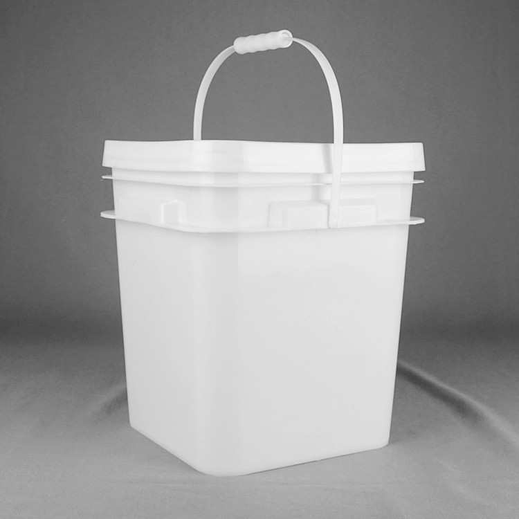 Résistance aux produits chimiques Bouteille en plastique carré 1,2 kg pour jouets de peinture alimentaire