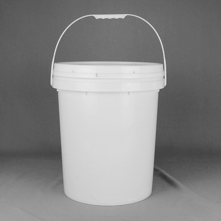 20L seaux en plastique vides de peinture de seau en plastique de 6 gallons pour la décoration de Chambre