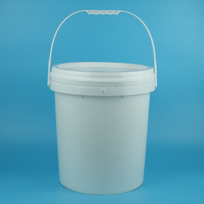 Seau d'emballage en plastique de beurre 17 litres avec sortie d'usine de couvercle et de poignée