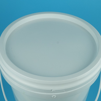 Seau d'emballage en plastique de beurre 17 litres avec sortie d'usine de couvercle et de poignée