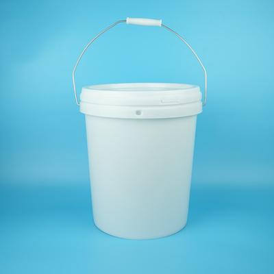 seau d'enveloppe en plastique de la catégorie 15L comestible avec la courroie de couvercle et de bras