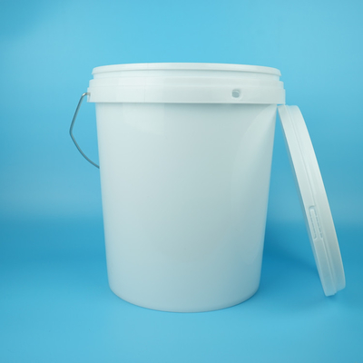 seau d'enveloppe en plastique de la catégorie 15L comestible avec la courroie de couvercle et de bras