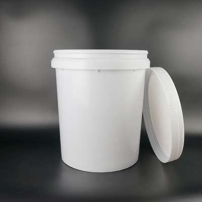 tambour en plastique de la peinture 25kg imperméable avec le couvercle et la poignée