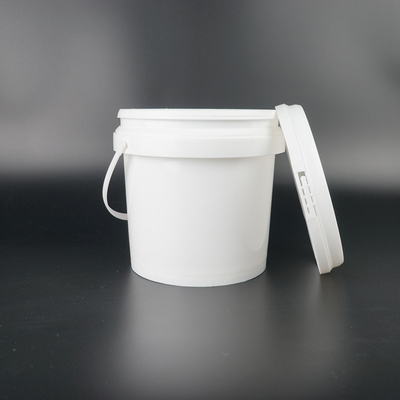 seau en plastique de la catégorie 2L comestible avec le couvercle et la poignée