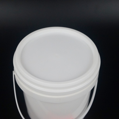seau en plastique de la catégorie 2L comestible avec le couvercle et la poignée