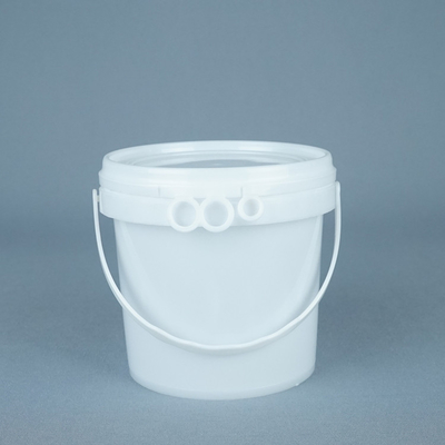 Seau de crème glacée de catégorie comestible 1 litre avec la poignée et le couvercle
