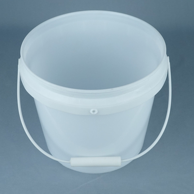 Seau blanc de qualité alimentaire / seau de qualité alimentaire avec poignée 1L-5L Capacité sans BPA