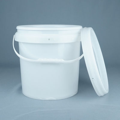 Seau chimique en PP/HDPE blanc pour le stockage de produits chimiques