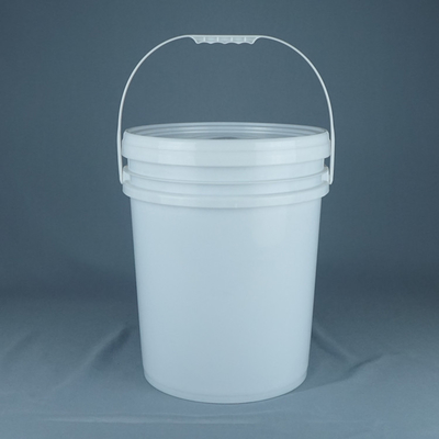 poids léger recyclable de tambour en plastique du rond 18kg pour la peinture de latex