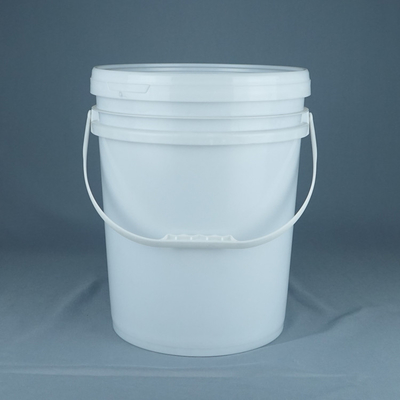 poids léger recyclable de tambour en plastique du rond 18kg pour la peinture de latex