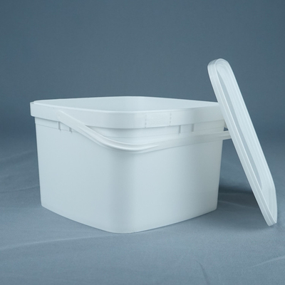 crème glacée 3kg empaquetant la catégorie comestible de seau en plastique carré