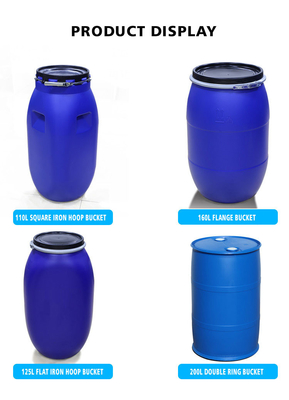 30-200L a épaissi le cercle en plastique chimique de fer de tambour de baril de baril de bride a scellé 160L