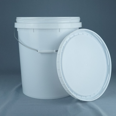 seau en plastique de la catégorie 30kg comestible hermétique avec le couvercle et la poignée