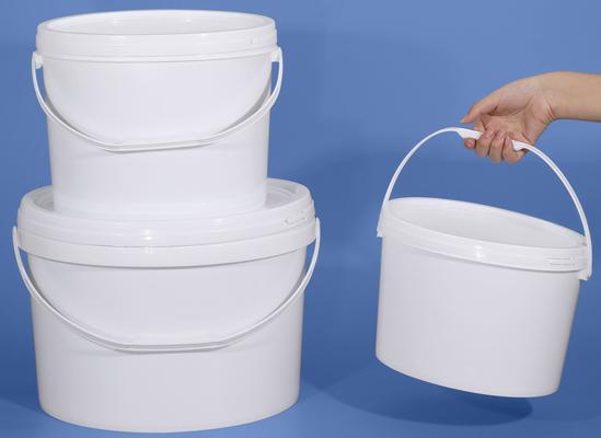 Bouteille en plastique ovale personnalisable pour les jouets et le stockage des aliments et des fruits